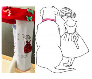 Stickdatei - Hundeliebe 2